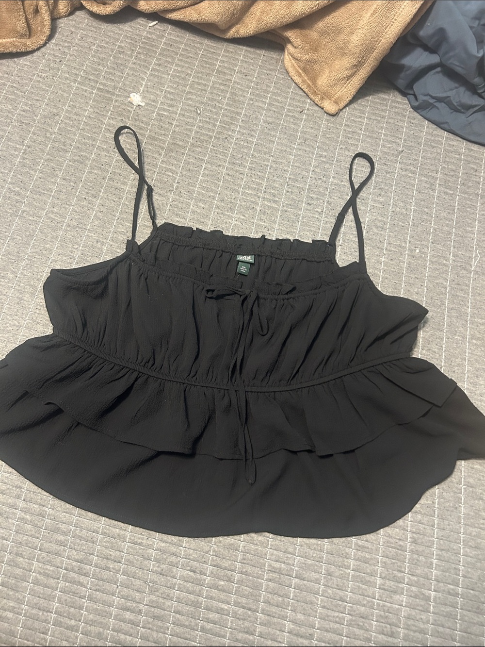 Black camisole tank